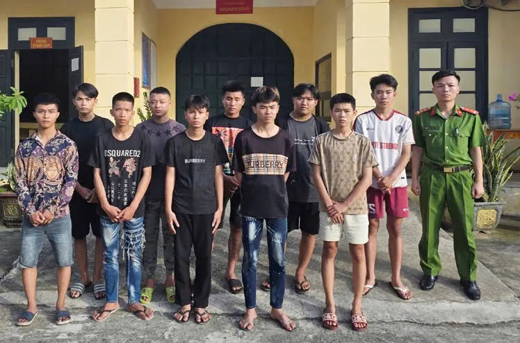 Thanh Hóa: gây rối trong đêm ở Tĩnh Gia, 10 đối tượng bị tạm giữ hình sự