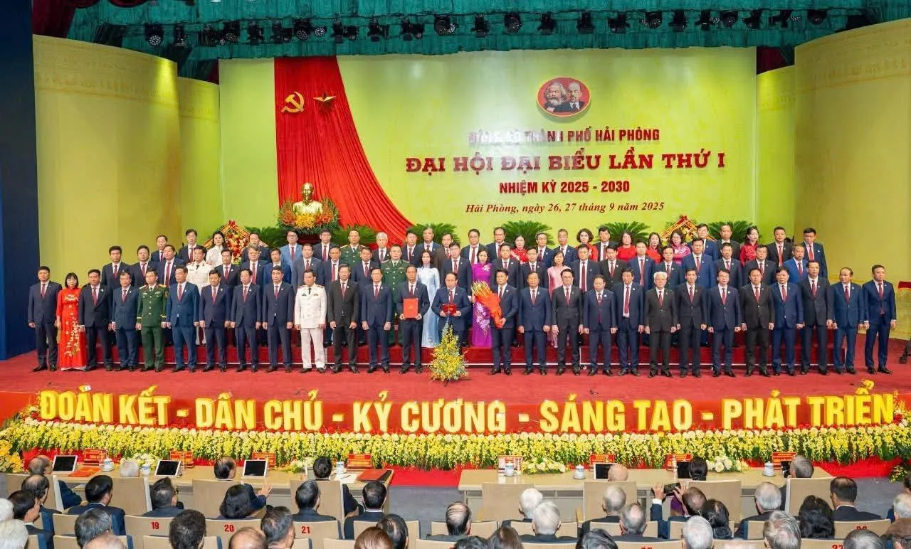 Ra mắt Ban Chấp hành Đảng bộ thành phố Hải Phòng nhiệm kỳ 2025 - 2030