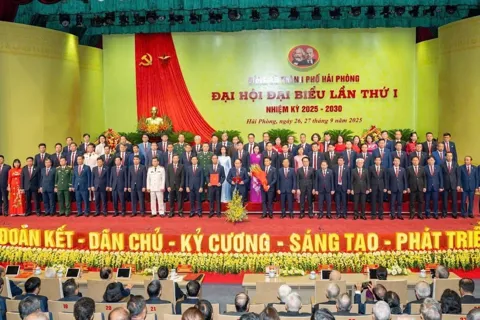 Ra mắt Ban Chấp hành Đảng bộ thành phố Hải Phòng nhiệm kỳ 2025 - 2030