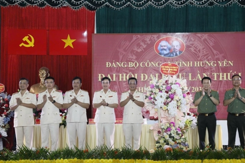 Đại hội đại biểu Đảng bộ Công an tỉnh Hưng Yên lần thứ I thành công tốt đẹp