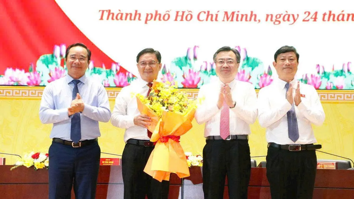 Ông Nguyễn Mạnh Cường được bầu giữ chức vụ Phó Chủ tịch UBND TP Hồ Chí Minh 