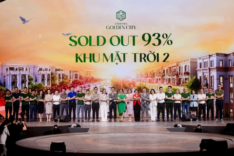 Vinhomes Golden City: Sự kiện Tri ân & Ráp căn Khu Mặt Trời ghi dấu ấn với tỷ lệ giao dịch bùng nổ, khẳng định sức nóng thị trường Hải Phòng