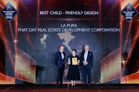 Dot Property Vietnam Awards 2025 vinh danh La Pura là dự án có thiết kế thân thiện với trẻ em tốt nhất Việt Nam