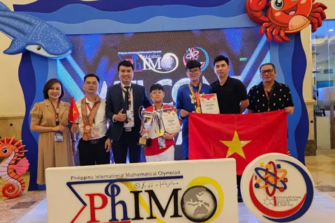 Học sinh Việt Nam giành thành tích vang dội tại kỳ thi Toán học quốc tế PhIMO & Khoa học quốc tế IESO 2025 – Cebu, Philippines