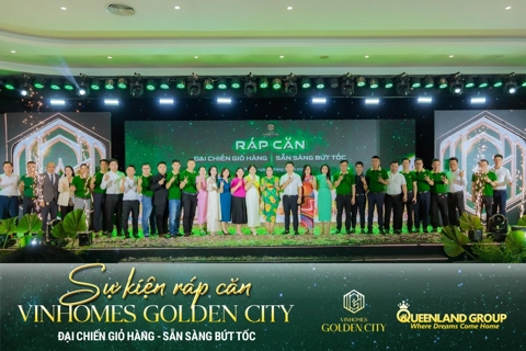 QueenLand Group bứt tốc thần tốc chinh phục giỏ hàng tại sự kiện Ráp Căn Vinhomes Golden City