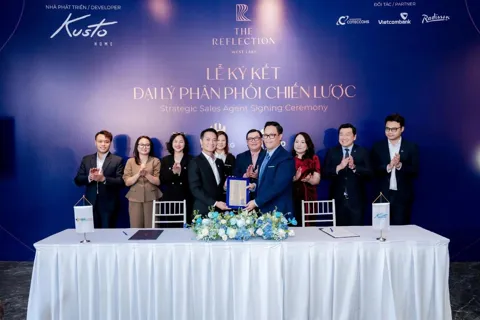 Kusto Home ký kết hợp tác chiến lược với Cen Land và Kiến Hưng phân phối dự án The Reflection West Lake