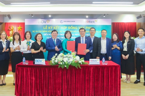 HDBank hợp tác BIDV triển khai nguồn vốn quốc tế thúc đẩy phát triển bền vững