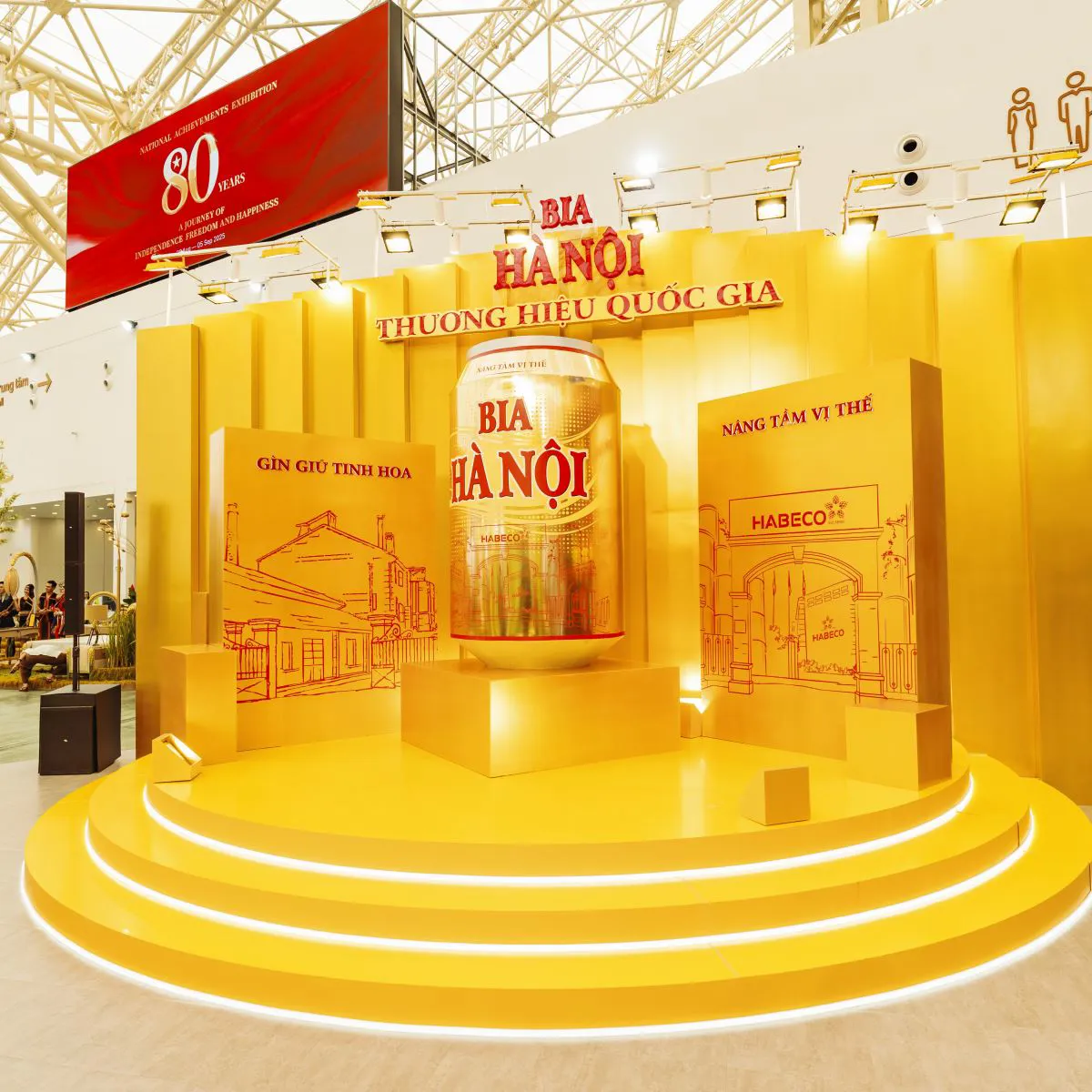 HABECO – SỨC NÓNG LAN TỎA KHẮP TRIỂN LÃM THÀNH TỰU 80 NĂM ĐẤT NƯỚC