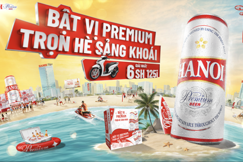 Bùng nổ mùa hè 2025 cùng Hanoi Premium với Chương trình “Bật Vị Premium - Trọn Hè Sảng Khoái"