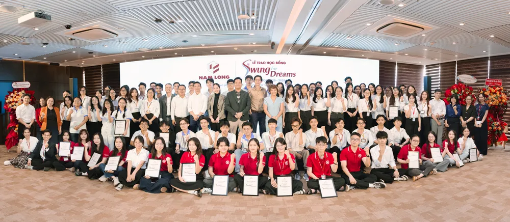 Nam Long trao 84 suất học bổng “Swing For Dreams” 2025, tổng giá trị 840 triệu đồng cho sinh viên