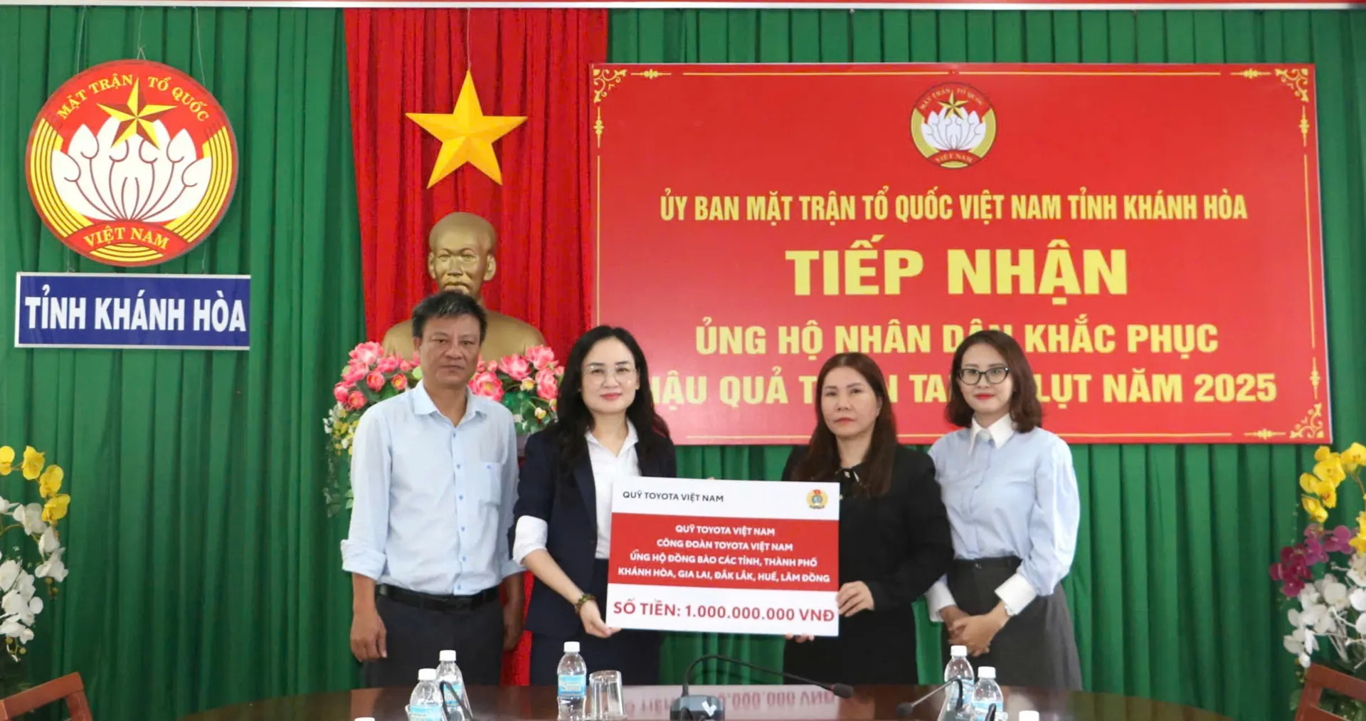 Toyota Việt Nam chung tay cùng bà con 5 tỉnh miền Trung và Tây Nguyên ổn định cuộc sống sau bão lũ