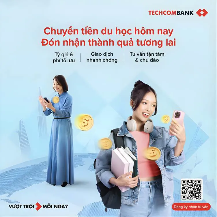 Cơ hội nhận học bổng, tư vấn du học toàn diện từ Techcombank