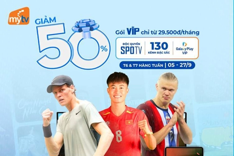 MyTV - Nền tảng quy tụ mọi giải đấu thể thao trực tiếp hấp dẫn nhất hành tinh