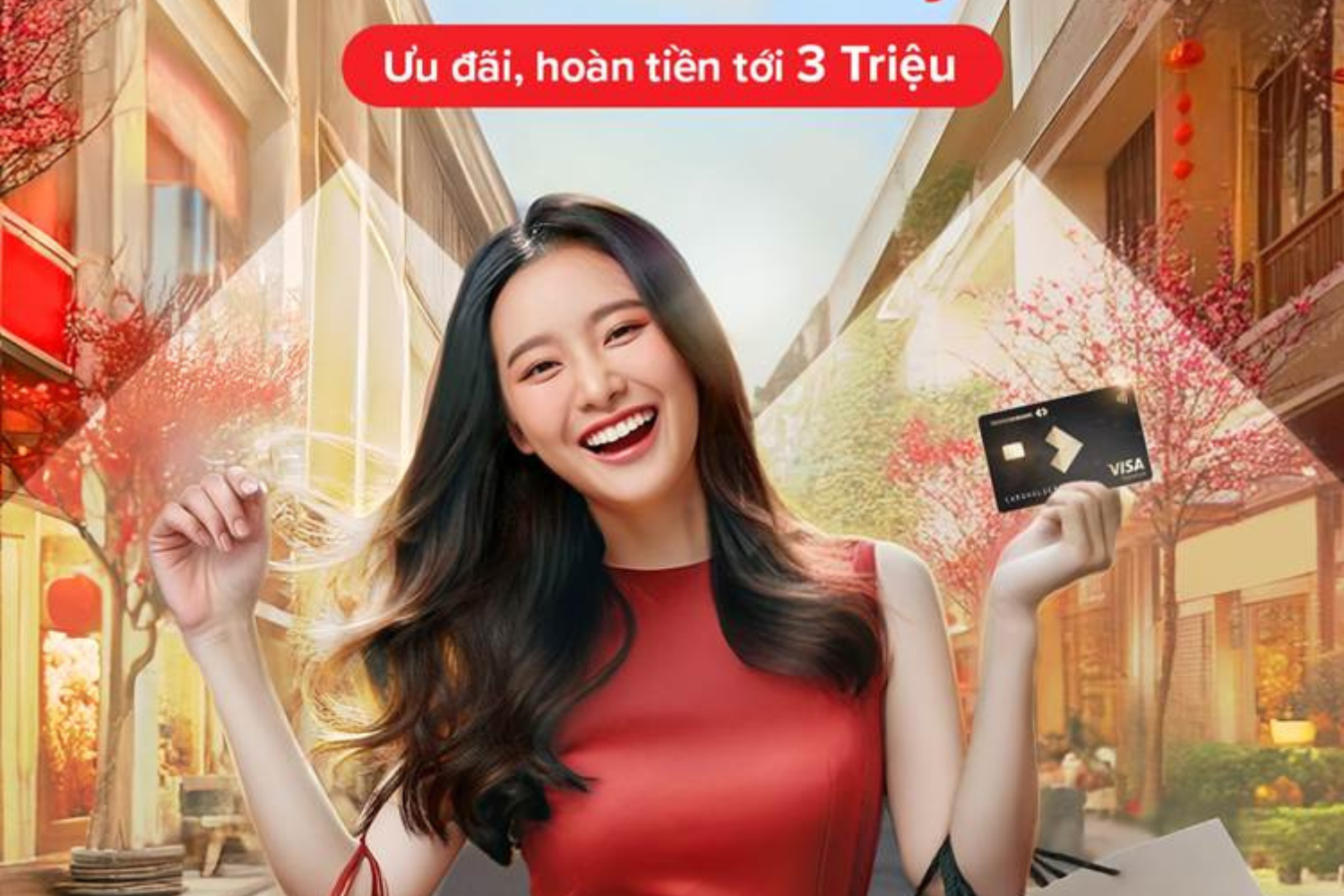 Đón Xuân sang, nhận ngàn ưu đãi cùng thẻ tín dụng Techcombank