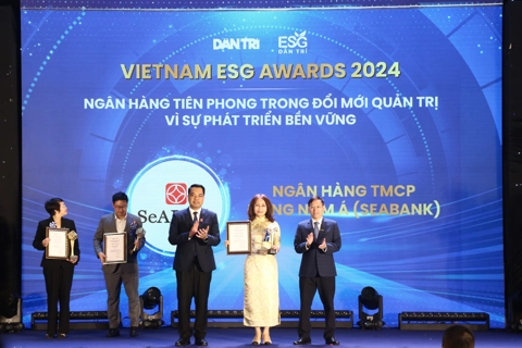 SeABank được vinh danh “Ngân hàng tiên phong trong đổi mới quản trị vì sự phát triển bền vững” tại Vietnam ESG Awards
