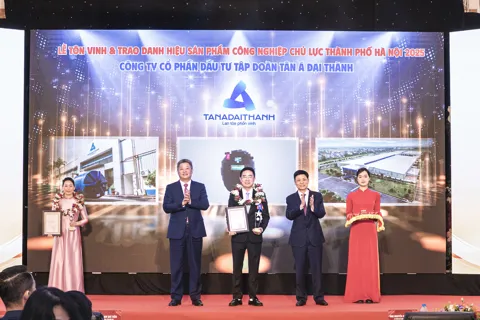 Tân Á Đại Thành vào Top 10 Sản phẩm Công nghiệp Chủ lực Hà Nội 2025
