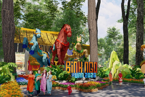 Hội Hoa Xuân TP Hồ Chí Minh lần thứ 46: "Xuân hội tụ – Vững bước vươn mình"