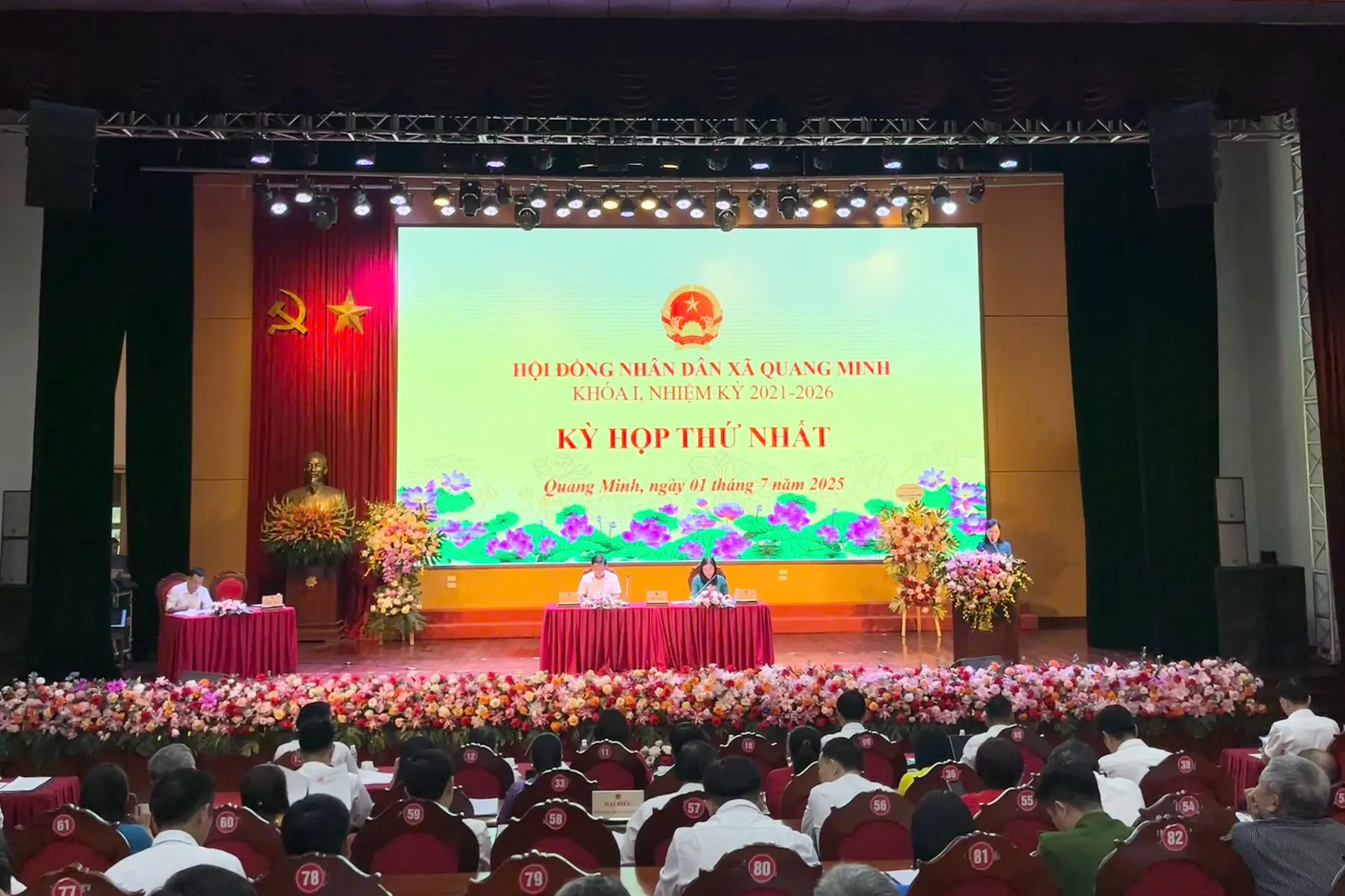 Xã Quang Minh: củng cố bộ máy, quyết nghị nhiệm vụ phát triển toàn diện
