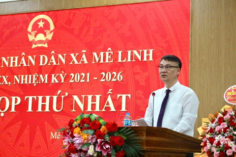 Xã Mê Linh tổ chức kỳ họp HĐND đầu tiên sau sáp nhập