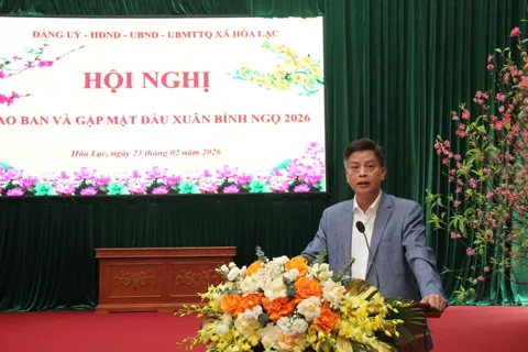 Hòa Lạc tập trung cao độ cho nhiệm vụ then chốt về giải phóng mặt bằng