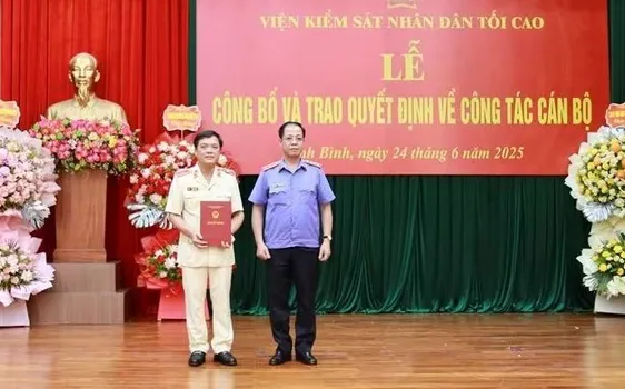 Bổ nhiệm Viện trưởng VKSND tỉnh Ninh Bình sau hợp nhất
