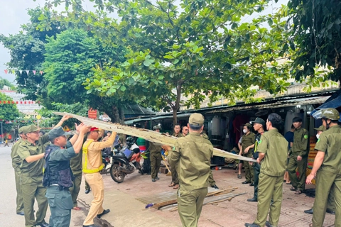 Điện Biên: công an cấp xã tăng cường kiểm soát giao thông ở cơ sở