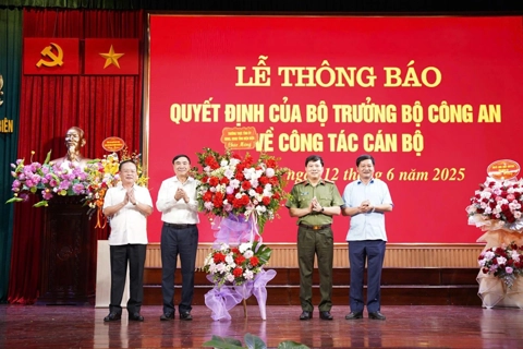 Đại tá Vũ Văn Đấu làm Giám đốc Công an tỉnh Điện Biên