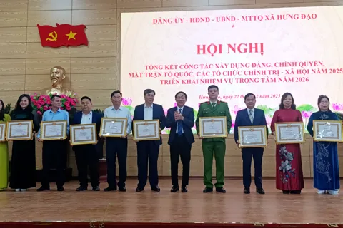 Năm 2025: xã Hưng Đạo hoàn thành vượt chỉ tiêu, tạo nền tảng phát triển giai đoạn mới