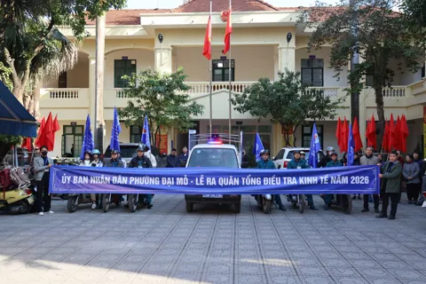 Hà Nội đồng loạt ra quân tổng điều tra kinh tế năm 2026