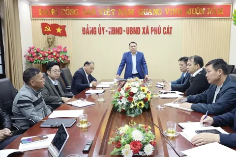 Phú Cát chuẩn bị chợ hoa xuân Bính Ngọ 2026, sẵn sàng phục vụ Nhân dân đón Tết