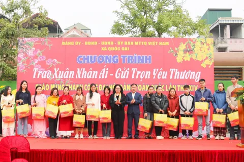 Quốc Oai: trao Xuân nhân ái – Gửi trọn yêu thương
