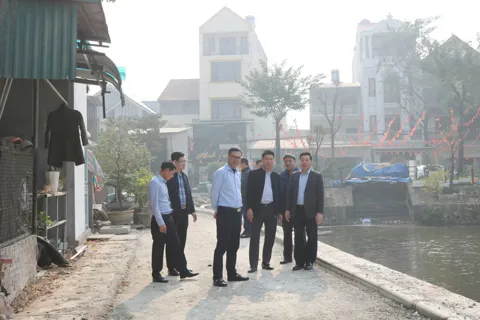 Quốc Oai: Kiểm tra, đôn đốc tiến độ các dự án đầu tư công trọng điểm