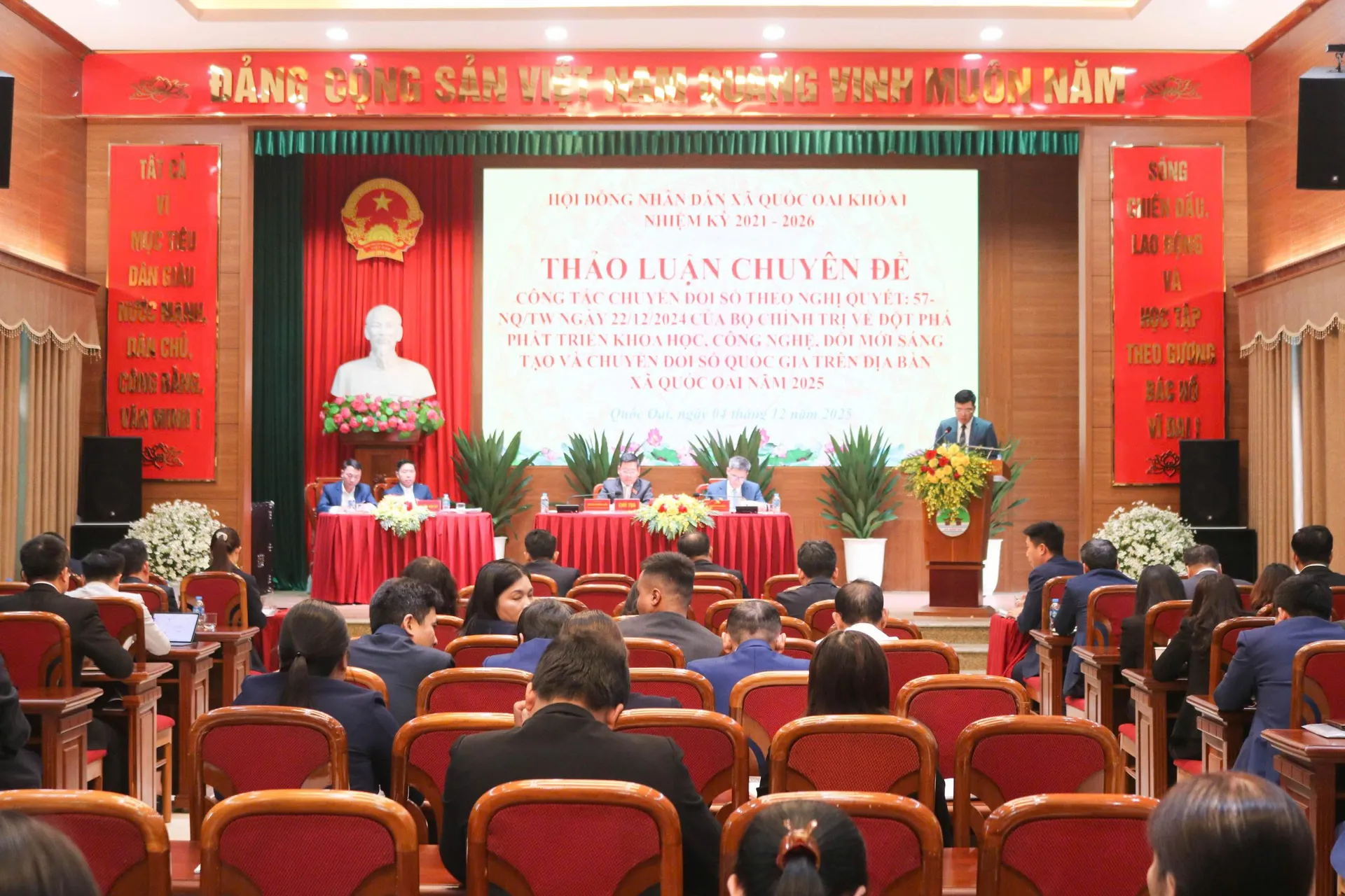 Quốc Oai thông qua loạt nghị quyết quan trọng, tạo nền tảng tăng trưởng 2026