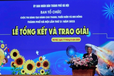 Phát động Cuộc thi Sáng tạo dành cho thanh thiếu niên, nhi đồng Hà Nội lần thứ 22