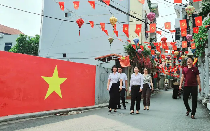 Người dân Quốc Oai thi đua giữ gìn thôn sáng – xanh - sạch - đẹp – an toàn