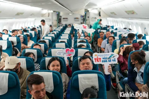 Vietnam Airlines phối hợp Tổng liên đoàn Lao động Việt Nam đưa người lao động về quê đón Tết