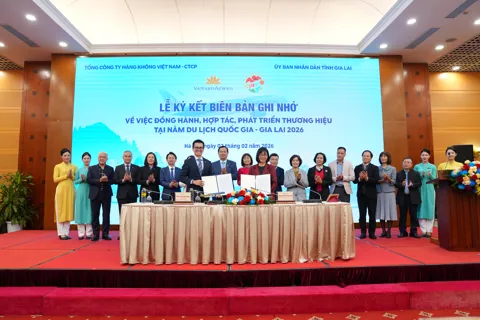 Vietnam Airlines công bố 140 chương trình xúc tiến du lịch năm 2026 với chủ đề “Bay cao khát vọng Việt Nam”