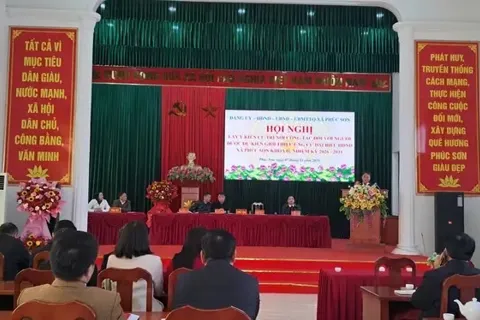 Xã Phúc Sơn: Công tác chuẩn bị bầu cử triển khai nghiêm túc, khoa học, đúng quy định
