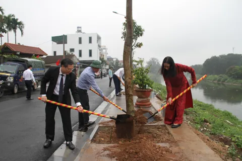 Xã Mỹ Đức: đặt mục tiêu trồng 4000 cây xanh trong năm 2026