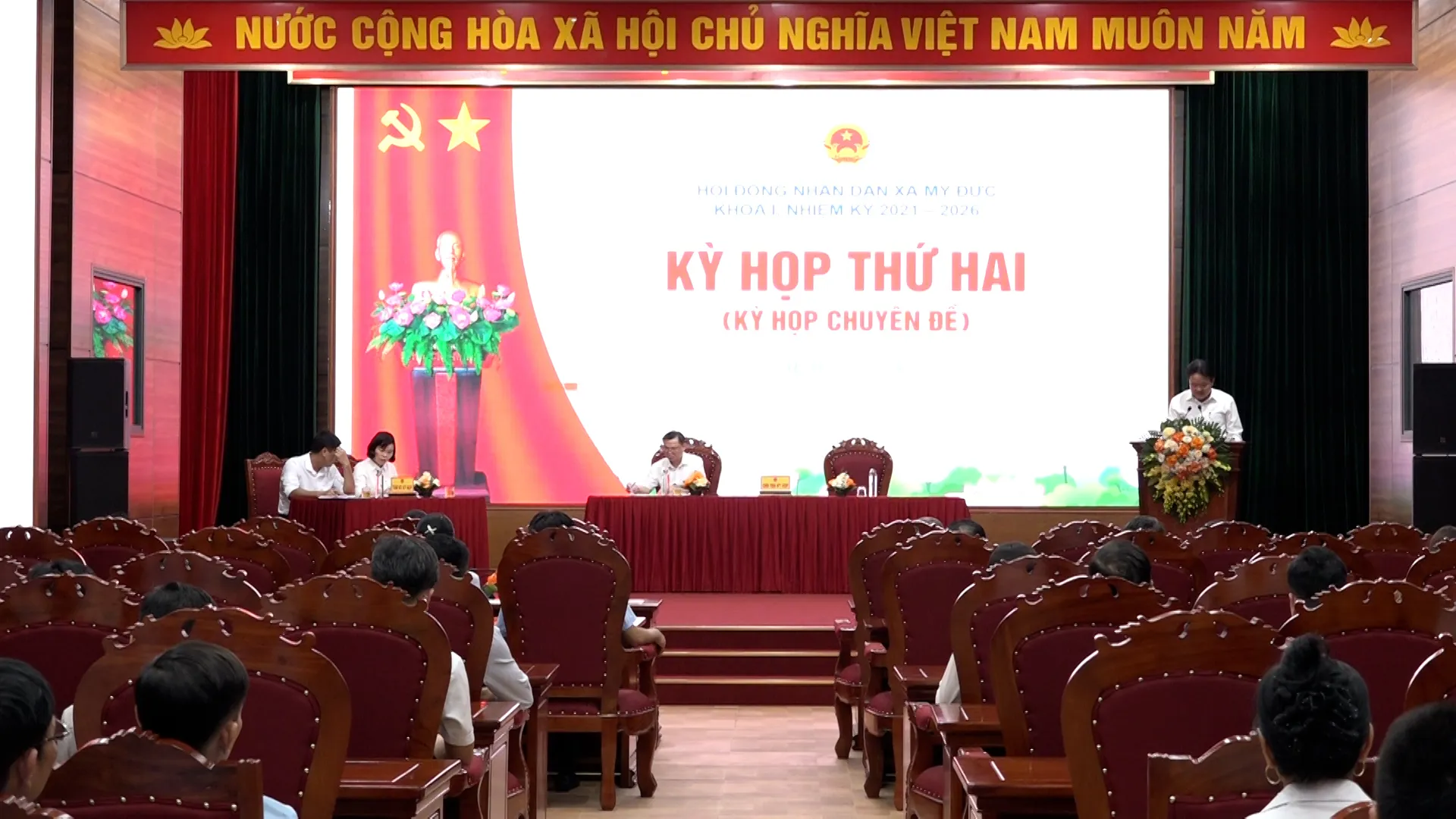 HĐND xã Mỹ Đức khai mạc kỳ họp thứ 2, thông qua nhiều nghị quyết quan trọng