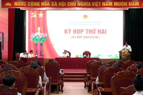 HĐND xã Mỹ Đức khai mạc kỳ họp thứ 2, thông qua nhiều nghị quyết quan trọng