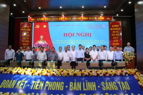 Xã Mỹ Đức: thúc đẩy chuyển đổi số ở cơ sở