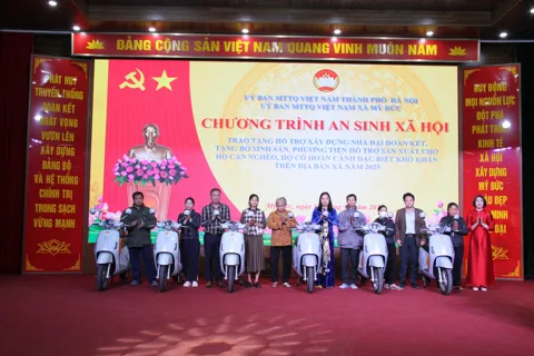 Mặt trận xã Mỹ Đức: lan tỏa phong trào thi đua, chăm lo an sinh xã hội