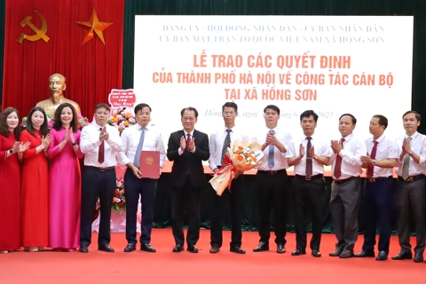 Đảng bộ xã Hồng Sơn có 67 tổ chức Đảng trực thuộc