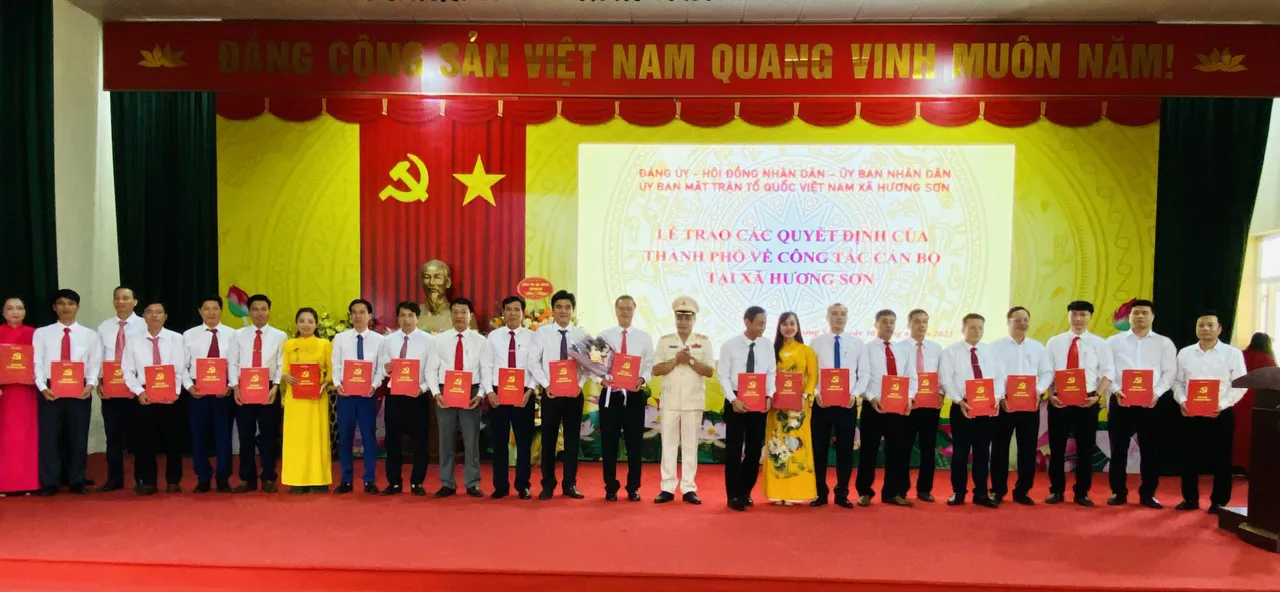 Đồng chí Trần Đức Hải được chỉ định giữ chức Bí thư Đảng ủy xã Hương Sơn