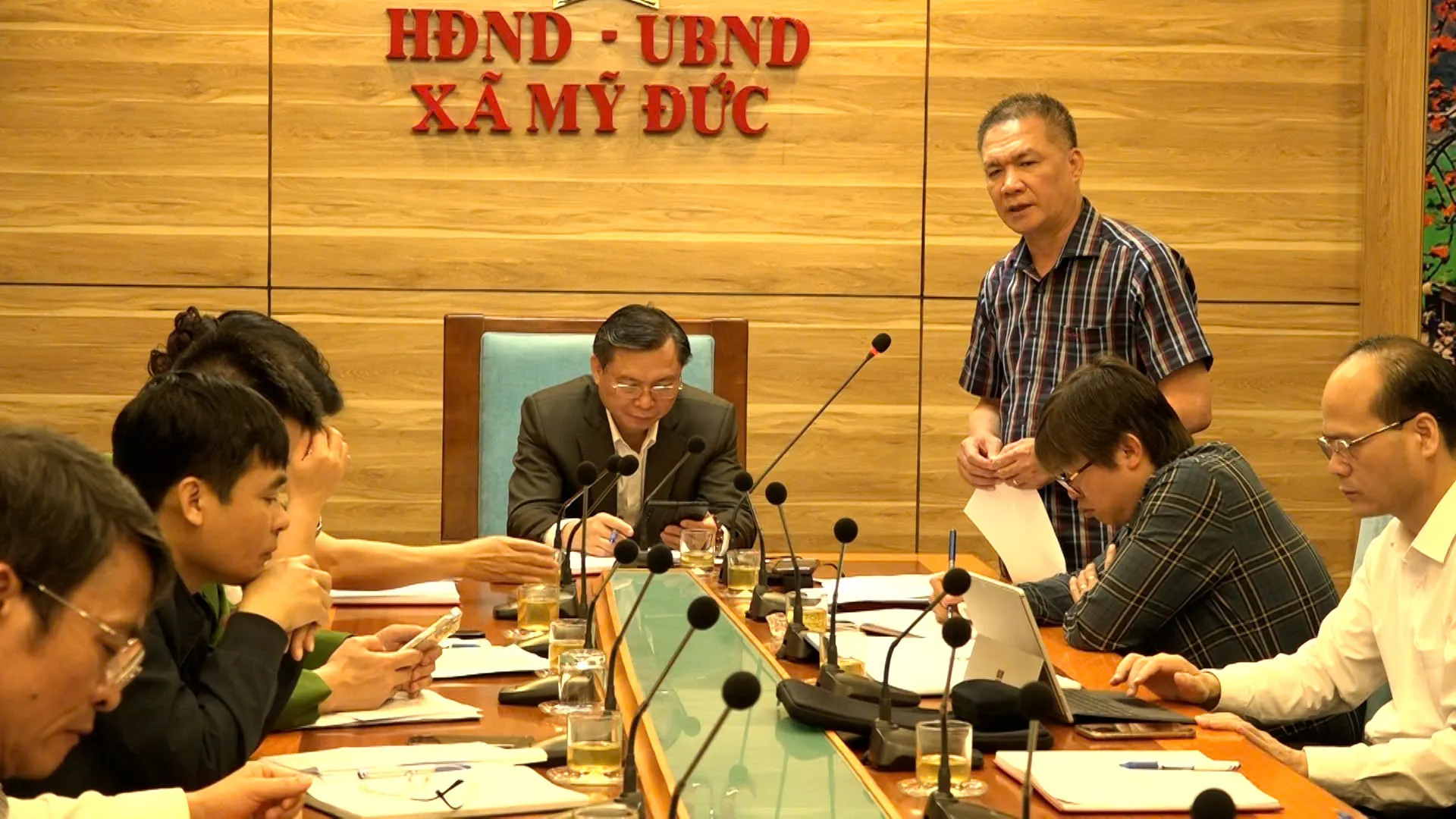 Xã Mỹ Đức bắt nhịp công việc ngay sau kỳ nghỉ Tết