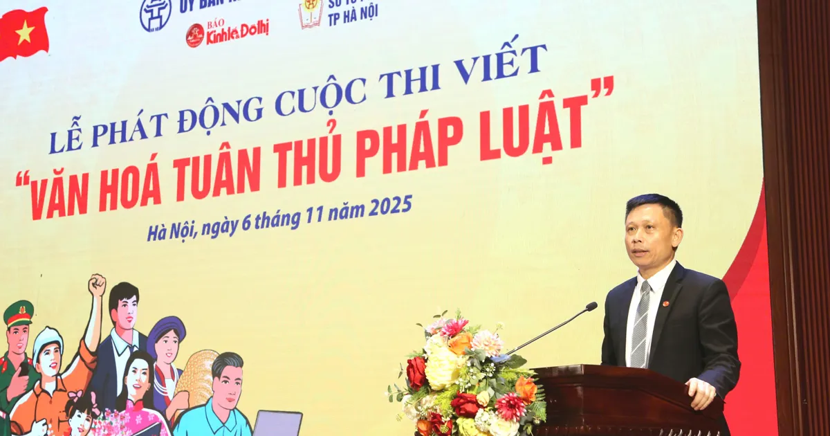 Phát động cuộc thi viết 'Văn hóa tuân thủ pháp luật' hướng tới xã hội thượng tôn pháp luật