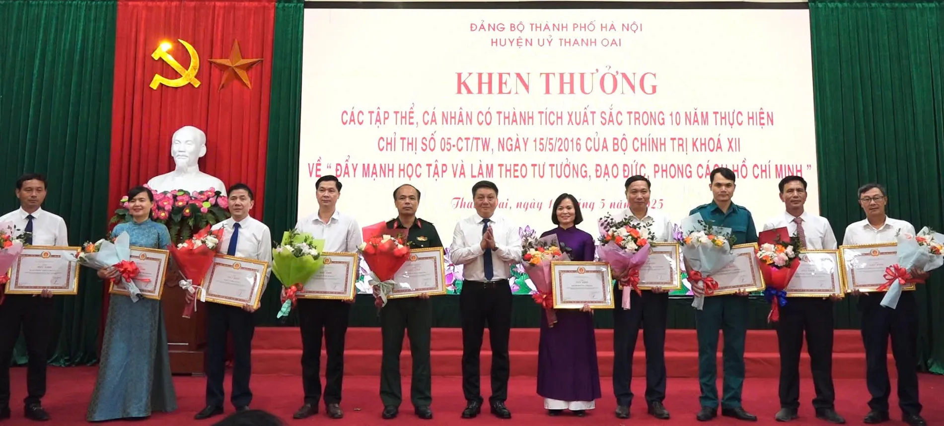 Thanh Oai: gắn trách nhiệm của người đứng đầu gương mẫu học và làm theo Bác