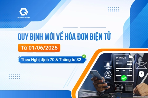 Những quy định mới đáng chú ý về hóa đơn điện tử từ 01/06/2025 - Cùng Kế toán Quốc Việt tìm hiểu