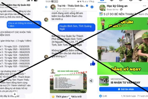 Lừa đảo online gắn mác "trại hè"